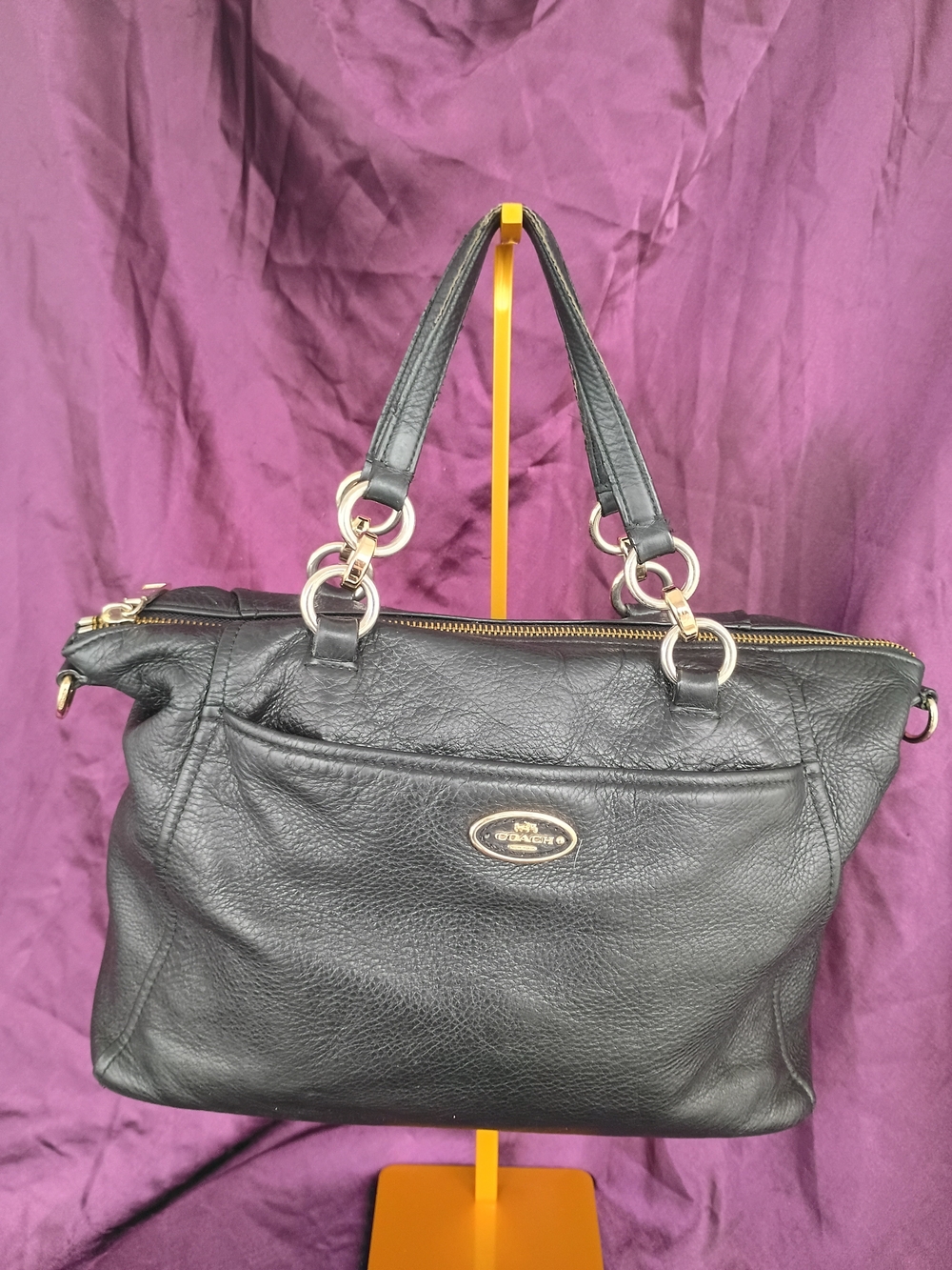 Coach Ellis Black Leather Nag